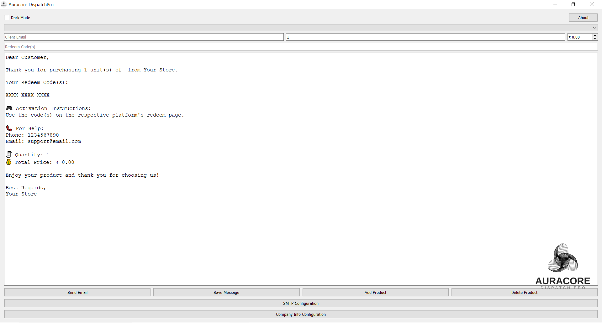 AuraCore Dispatch Pro App Screenshot 1
