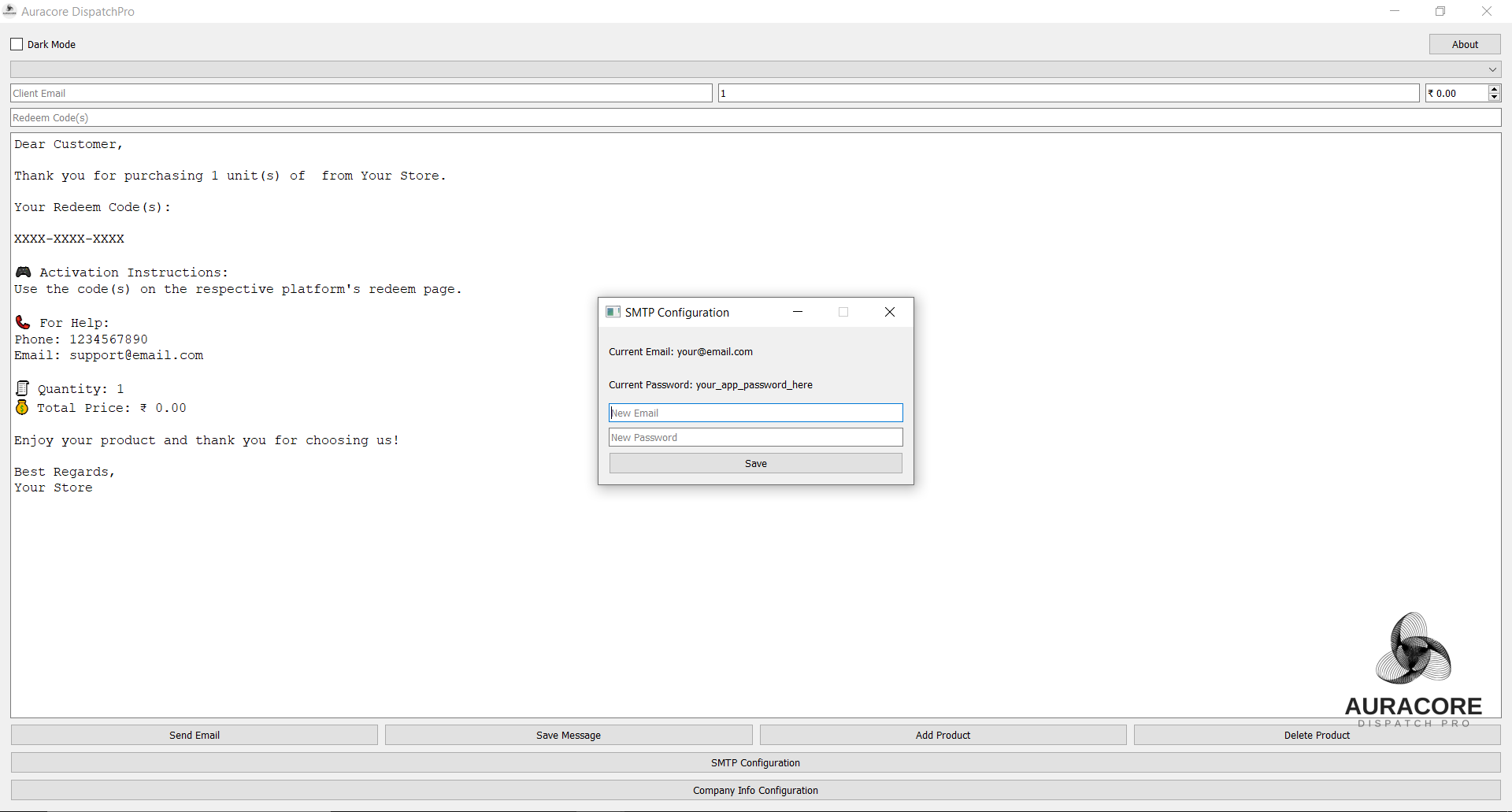 AuraCore Dispatch Pro App Screenshot 2